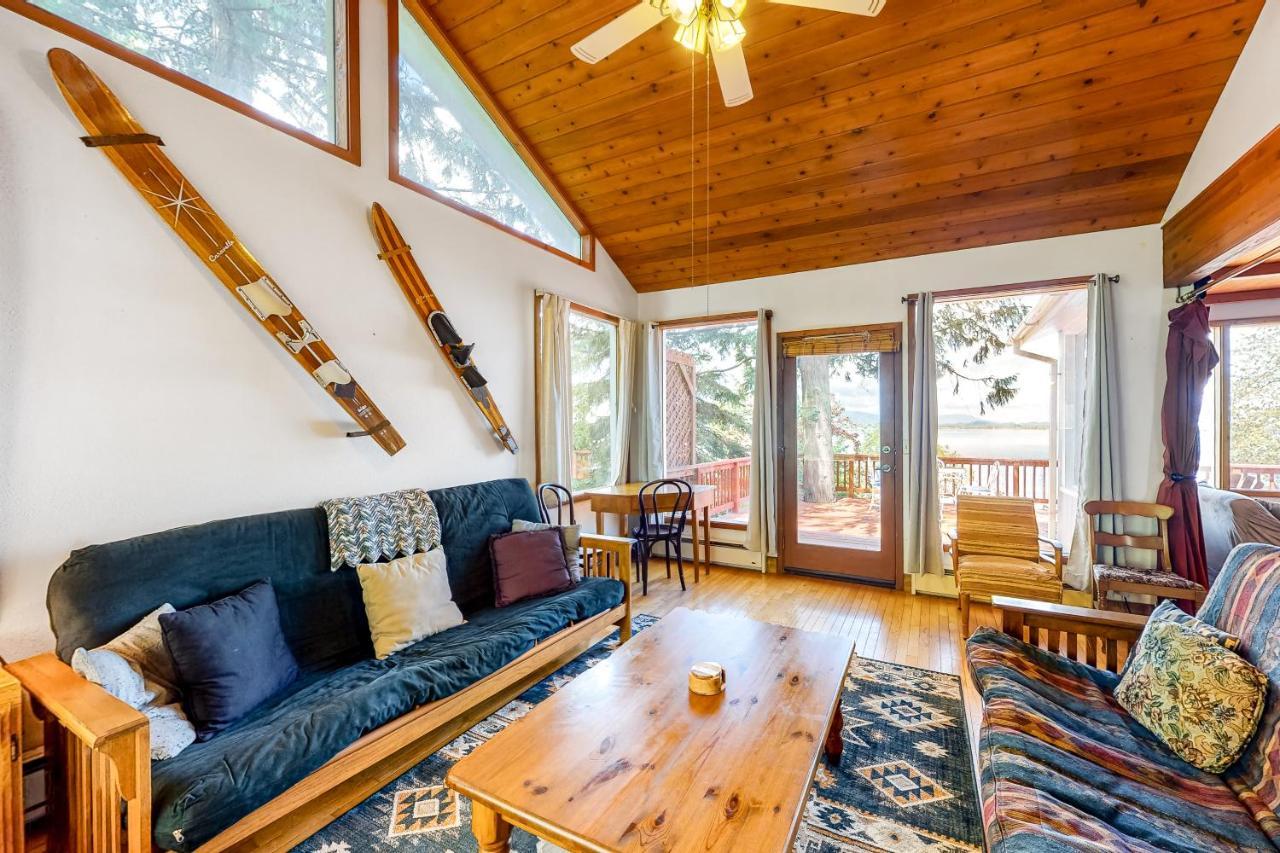Calm Waters Lakeside Cabin Villa Sagle ภายนอก รูปภาพ