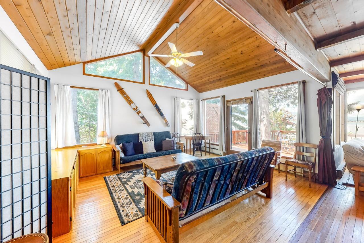 Calm Waters Lakeside Cabin Villa Sagle ภายนอก รูปภาพ
