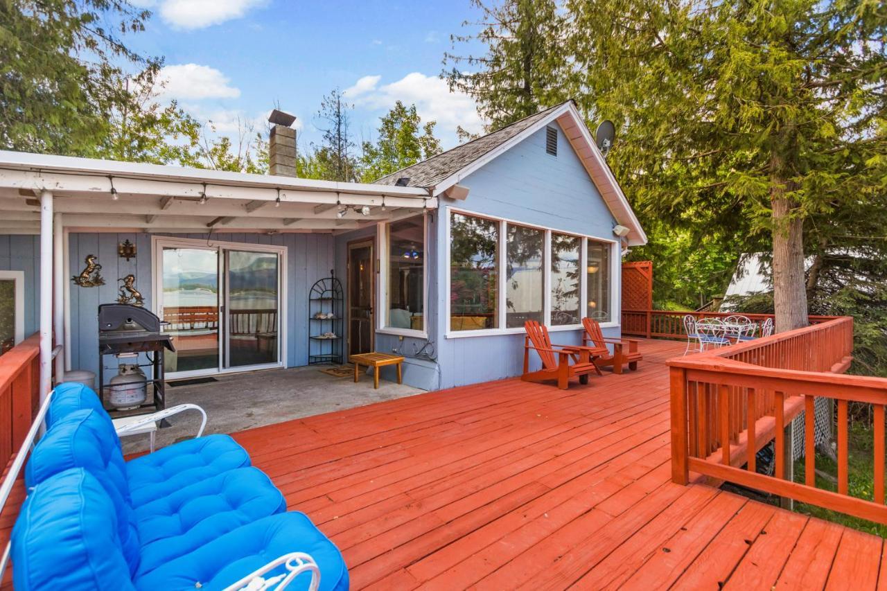 Calm Waters Lakeside Cabin Villa Sagle ภายนอก รูปภาพ